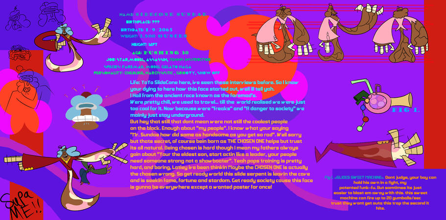 slidecone, profile sheet